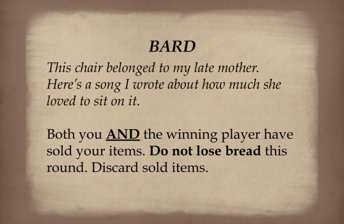 An example of a final version of a skill card.