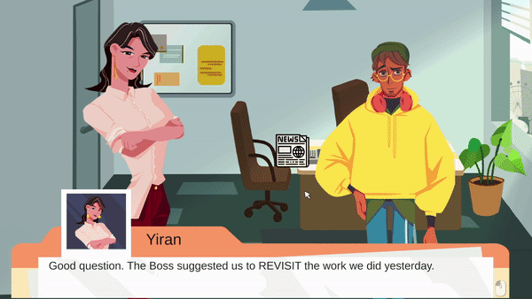 Implementation of the dialogue system.